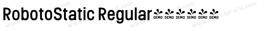 RobotoStatic Regular字体转换